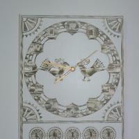 Stile sardo orologio portachiavi da parete