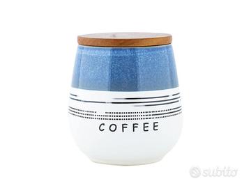 Barattolo caffè o sale con tappo in legno
