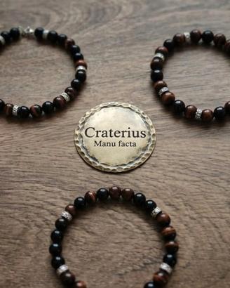 Bracciali fatti a mano con pietre naturali e argen