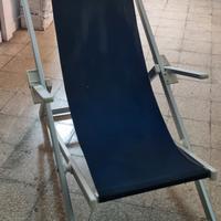 coppia di sedie a sdraio da mare professionali