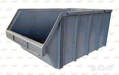 Cassette a bocca di lupo in plastica usate