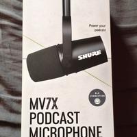 Microfono Shure MV7X Dinamico