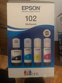 Cartucce Epson 102 CMYK 4 ricariche Originali