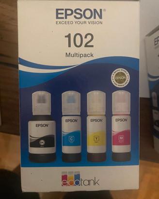 Cartucce Epson 102 CMYK 4 ricariche Originali