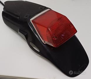 portatarga enduro con faro