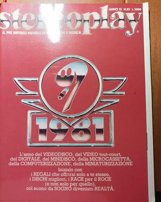 rivista STEREOPLAY numero 83 dicembre 1980