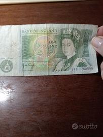 banconota inglese da collezione
