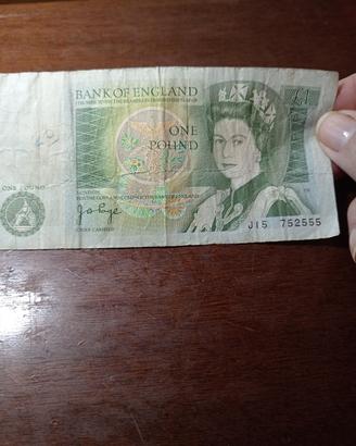 banconota inglese da collezione