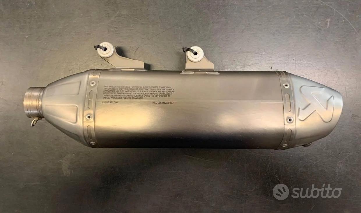 Scarico AKRAPOVIC completo per KTM SX-F 250/350 del 2023 cod