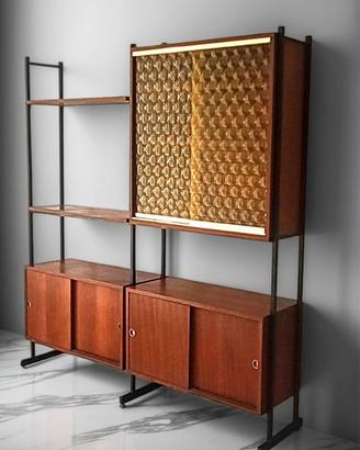 Credenza libreria anni 60