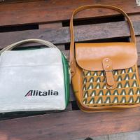 Borse Alitalia vintage anni 70