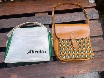 Borse Alitalia vintage anni 70