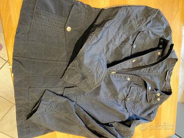 Giubbotto blu primaverile donna