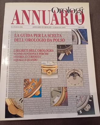 Annuario Orologi Le Misure Del Tempo da n.1 a n.36