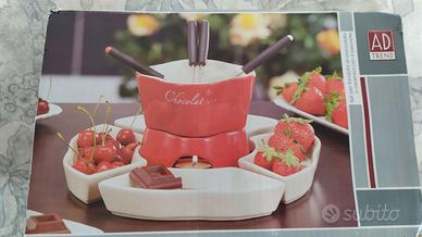 set fonduta cioccolato