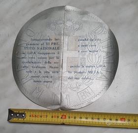 libretto a forma di moneta propaganda prestito naz