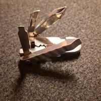 Pinza da taschino Jeans Acciaio inox