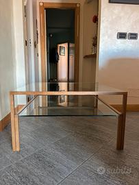 Tavolini in vetro e legno – Eleganti e come nuovi