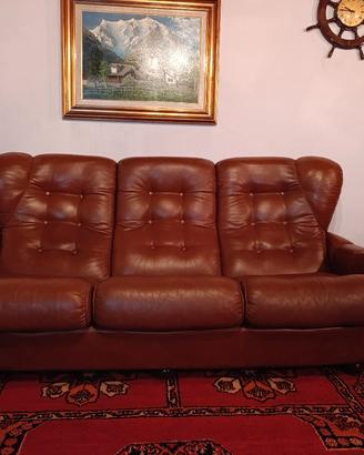 Salotto in pelle 