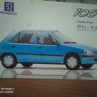 libretto uso e manutenzione 106 Peugeot anno 1997