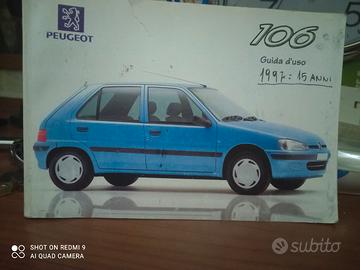 libretto uso e manutenzione 106 Peugeot anno 1997