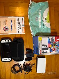 Nintendo Switch OLED completa + scatola + custodia