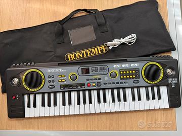 Keyboard Tastiera Bontempi 49 Tasti 49 Tasti Porta Pianola