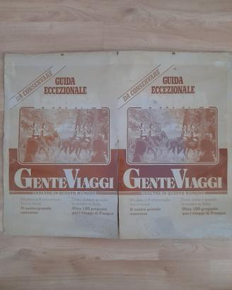 Insegna Targa Metallo Vintage "GENTE VIAGGI"