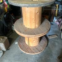 2 Bobine -  legno da arredameto giardino