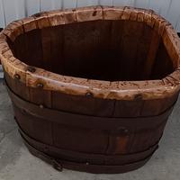 ANTICO STUPENDO CONTENITORE PER VINACCIA