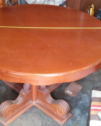 Tavolo Rotondo Allungabile Classico Ø 112 / 152 cm