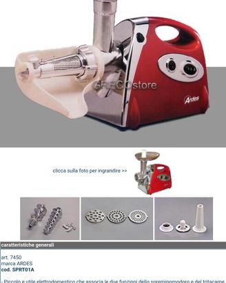 Tritacarne -Passapomodoro Ardes art.7450
