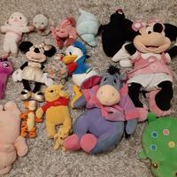 peluches vari disney, winnie, trudi, ecc.