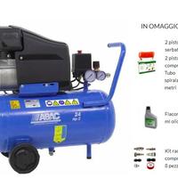 Compressore coassiale elettrico 2HP 24 lt Abac com