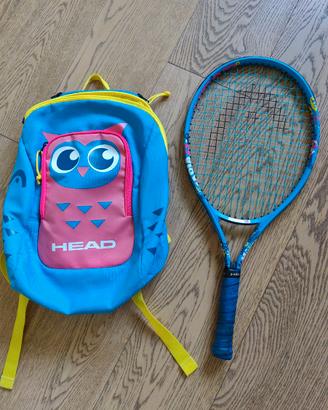 Set Racchetta Tennis Bambina HEAD Maria 23 + Zaino