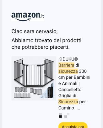 Barriera protezione bimbi animali
