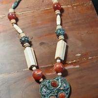 Collana etnica provenienza Nepal, vintage