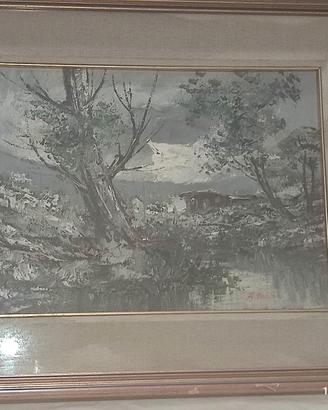 dipinto olio su tela 