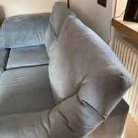 DIVANO ANGOLARE IN MICROFIBRA