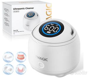 7MAGIC Pulitore ultrasuoni senza fili per bite, 48