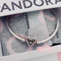 Pandora bracciale rigido chiusura cuore 