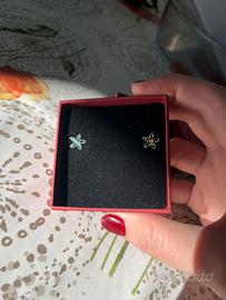 Orecchini fiorellino acciaio