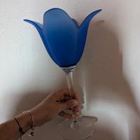 vaso per candele in vetro 