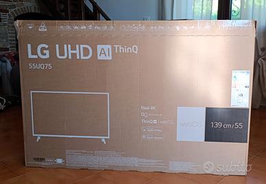 Smart TV LG UHD 4K 55" – 55UQ75 – Da riparare