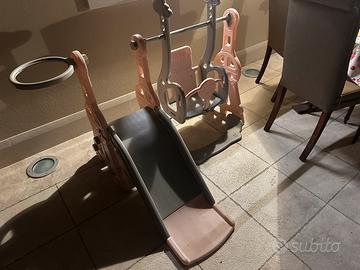 Altalena + scivolo bambina