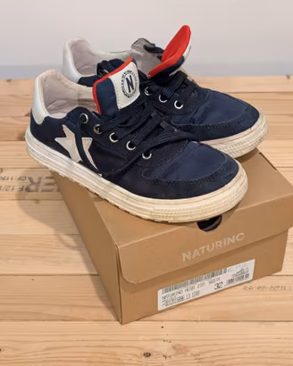 Sneakers Naturino n. 32 - Tela Stringhe e Cerniera