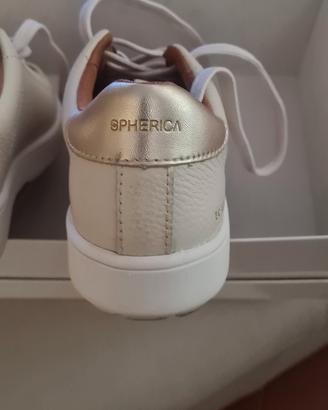 Sneackers pelle beige come nuove n.37
