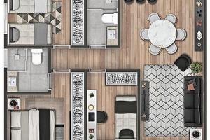 Trilocale con balcone a 650 TUTTO INCLUSO