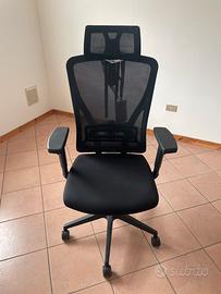Sedia da ufficio ergonomica