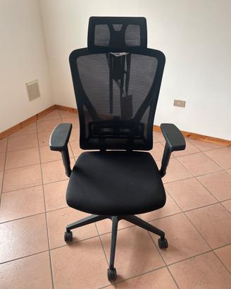 Sedia da ufficio ergonomica